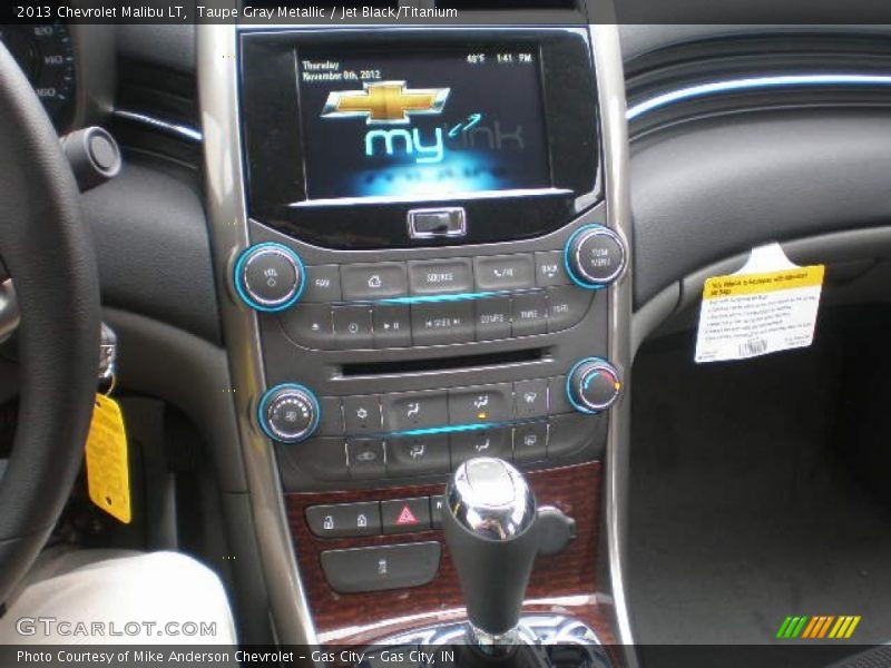 Taupe Gray Metallic / Jet Black/Titanium 2013 Chevrolet Malibu LT