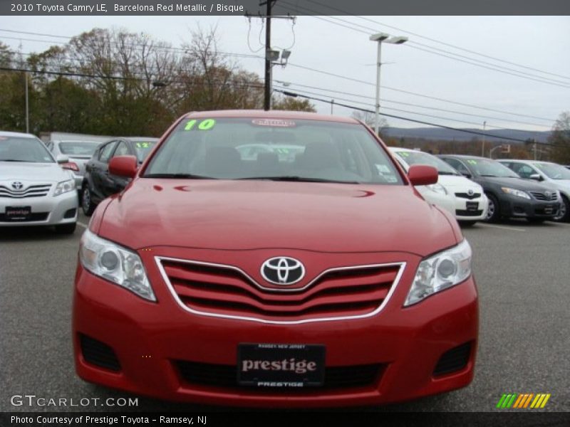 Barcelona Red Metallic / Bisque 2010 Toyota Camry LE