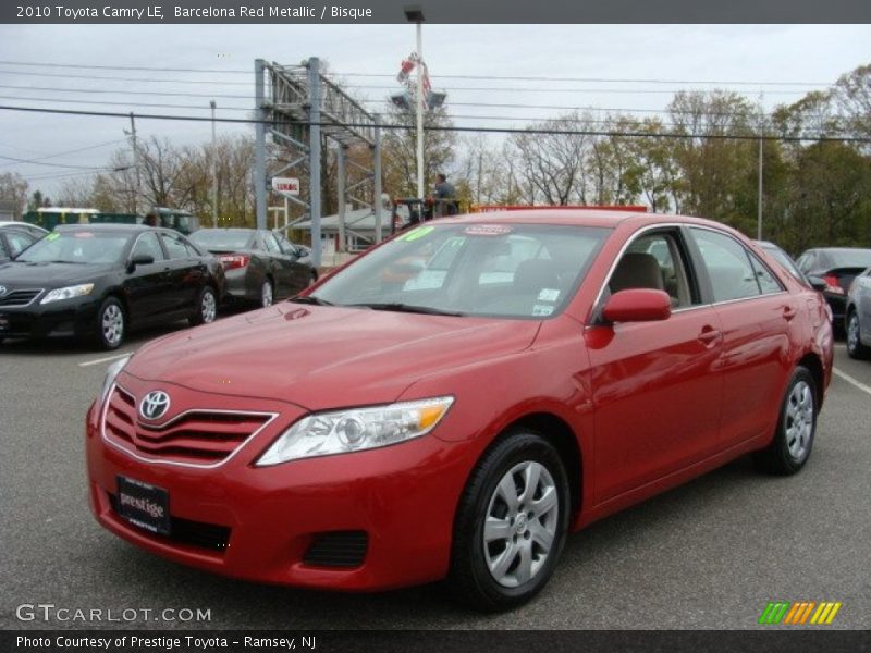 Barcelona Red Metallic / Bisque 2010 Toyota Camry LE