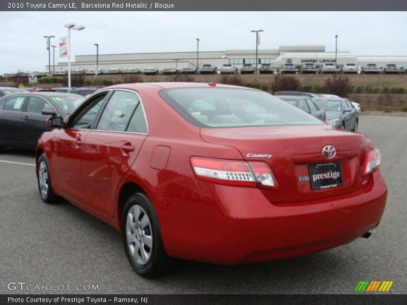 Barcelona Red Metallic / Bisque 2010 Toyota Camry LE