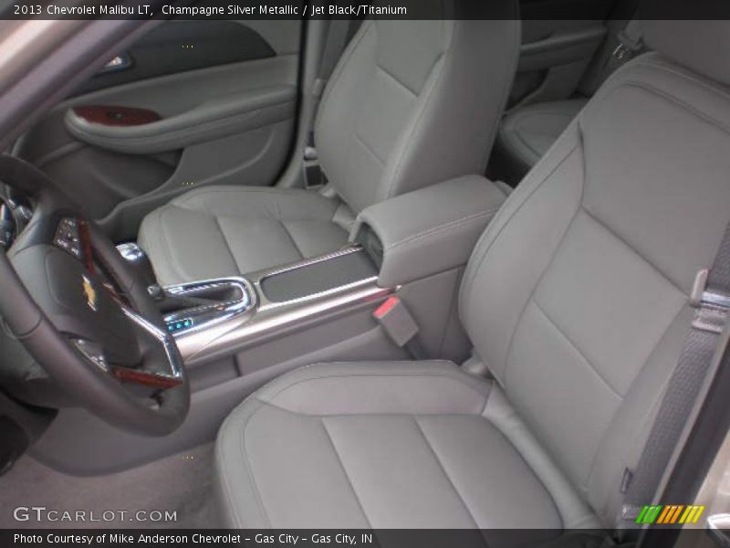 Champagne Silver Metallic / Jet Black/Titanium 2013 Chevrolet Malibu LT