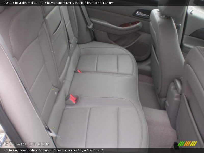 Champagne Silver Metallic / Jet Black/Titanium 2013 Chevrolet Malibu LT