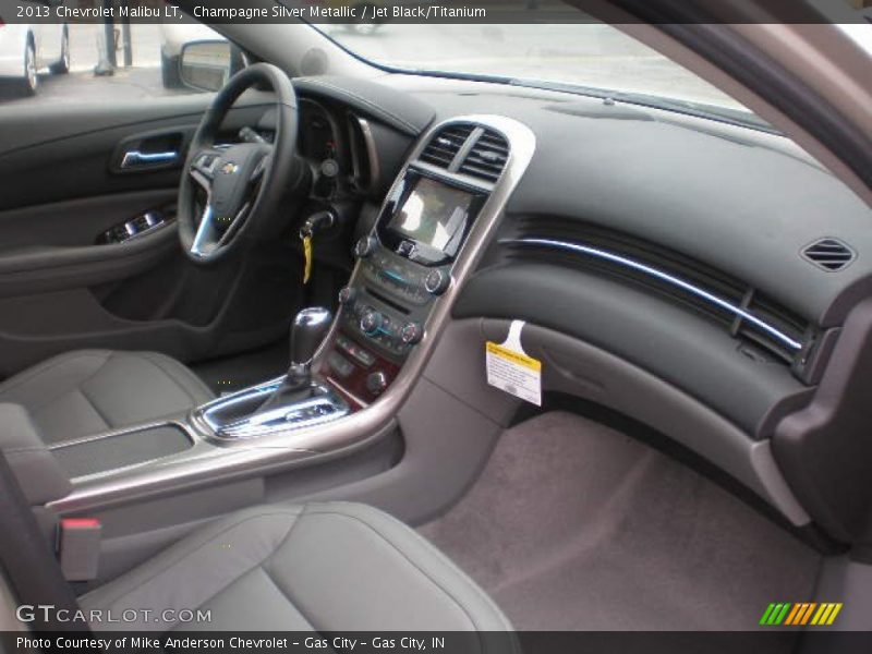 Champagne Silver Metallic / Jet Black/Titanium 2013 Chevrolet Malibu LT