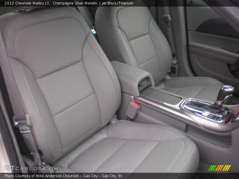 Champagne Silver Metallic / Jet Black/Titanium 2013 Chevrolet Malibu LT