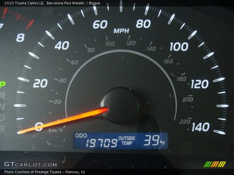Barcelona Red Metallic / Bisque 2010 Toyota Camry LE