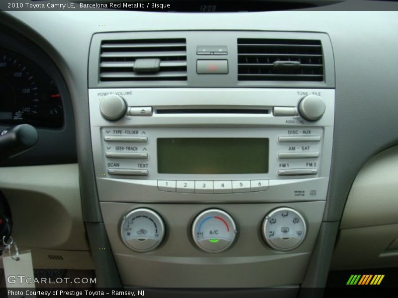 Barcelona Red Metallic / Bisque 2010 Toyota Camry LE