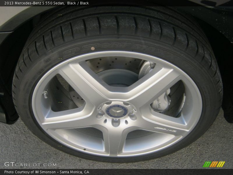 Black / Black 2013 Mercedes-Benz S 550 Sedan