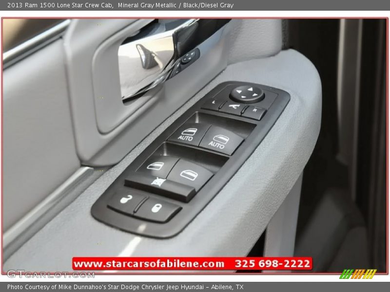Mineral Gray Metallic / Black/Diesel Gray 2013 Ram 1500 Lone Star Crew Cab