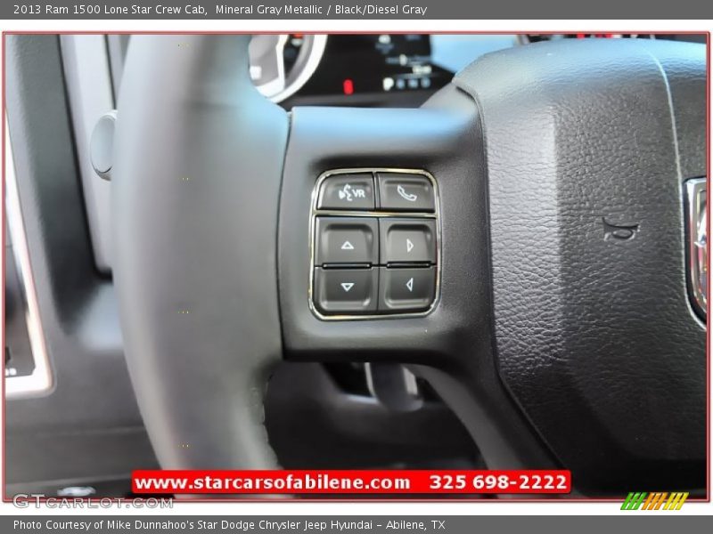 Mineral Gray Metallic / Black/Diesel Gray 2013 Ram 1500 Lone Star Crew Cab