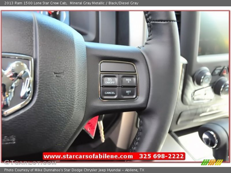 Mineral Gray Metallic / Black/Diesel Gray 2013 Ram 1500 Lone Star Crew Cab