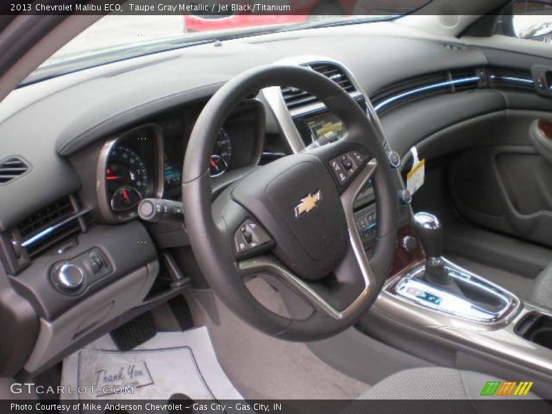 Taupe Gray Metallic / Jet Black/Titanium 2013 Chevrolet Malibu ECO