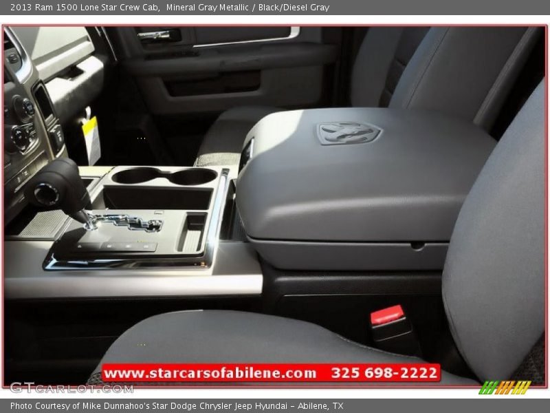 Mineral Gray Metallic / Black/Diesel Gray 2013 Ram 1500 Lone Star Crew Cab
