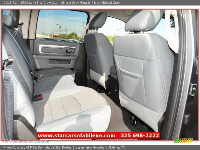 Mineral Gray Metallic / Black/Diesel Gray 2013 Ram 1500 Lone Star Crew Cab