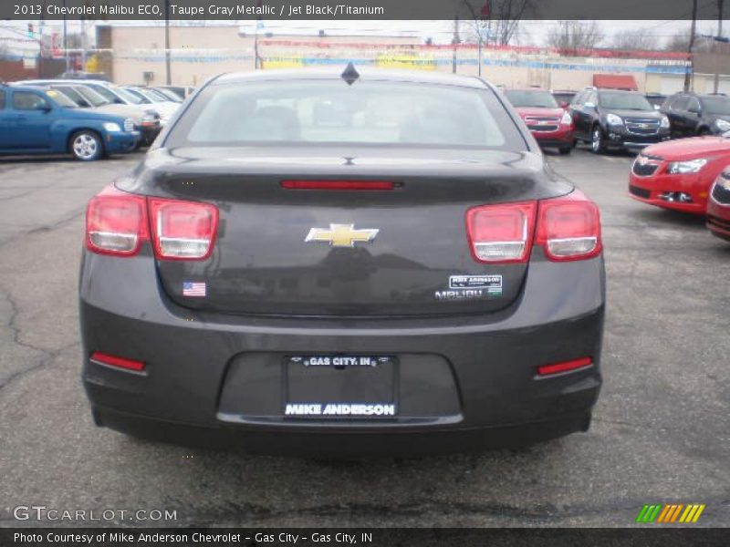 Taupe Gray Metallic / Jet Black/Titanium 2013 Chevrolet Malibu ECO
