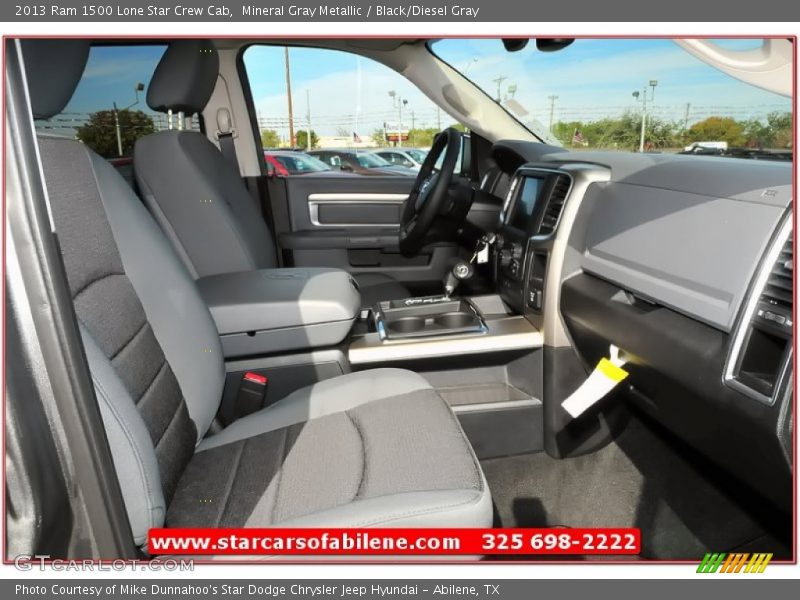Mineral Gray Metallic / Black/Diesel Gray 2013 Ram 1500 Lone Star Crew Cab