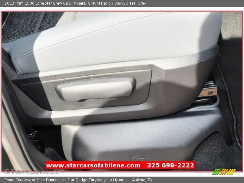 Mineral Gray Metallic / Black/Diesel Gray 2013 Ram 1500 Lone Star Crew Cab