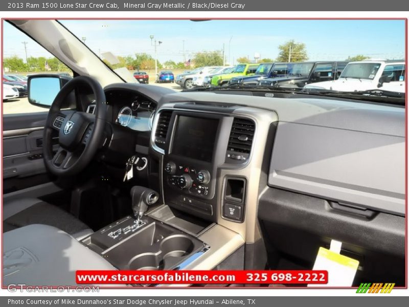 Mineral Gray Metallic / Black/Diesel Gray 2013 Ram 1500 Lone Star Crew Cab
