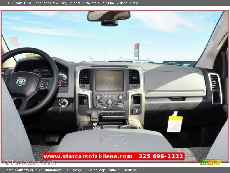 Mineral Gray Metallic / Black/Diesel Gray 2013 Ram 1500 Lone Star Crew Cab