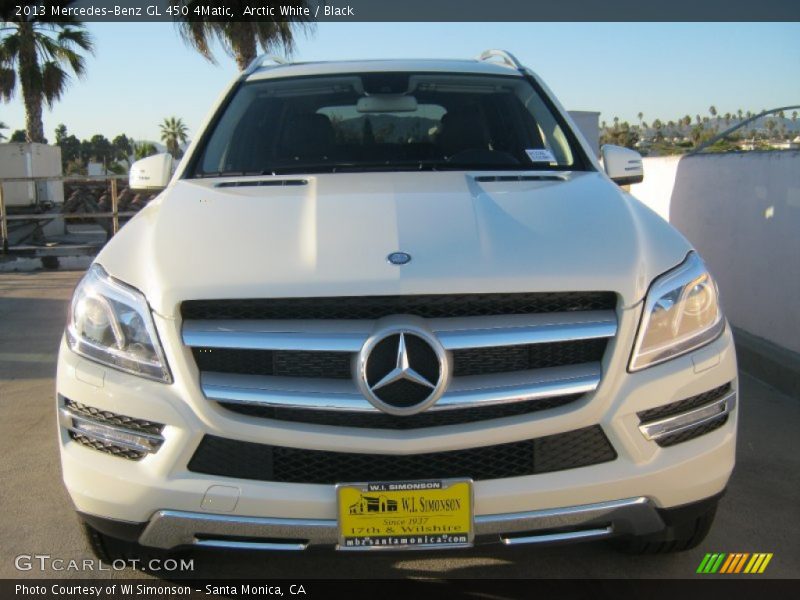 Arctic White / Black 2013 Mercedes-Benz GL 450 4Matic