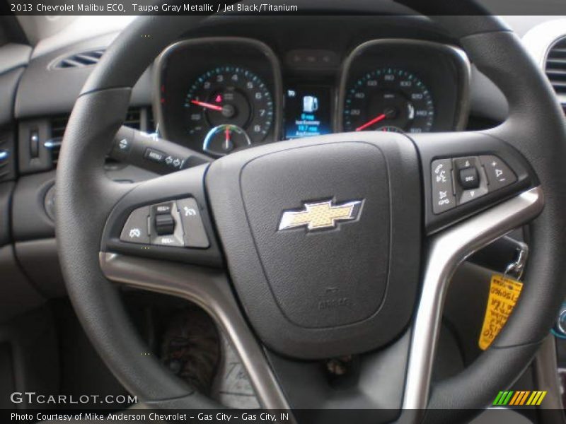 Taupe Gray Metallic / Jet Black/Titanium 2013 Chevrolet Malibu ECO