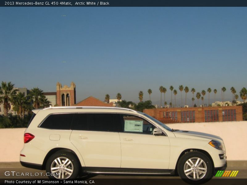 Arctic White / Black 2013 Mercedes-Benz GL 450 4Matic