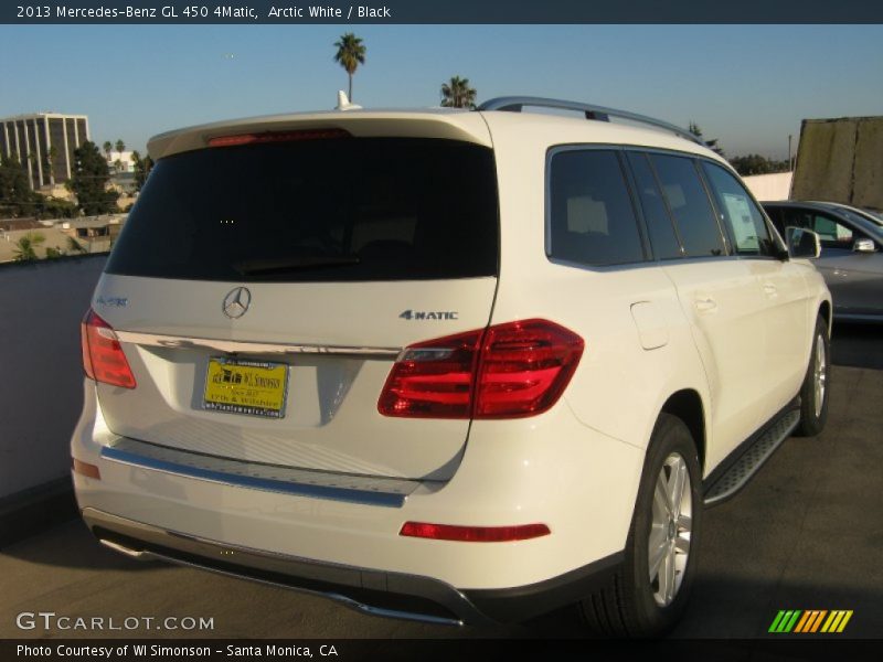 Arctic White / Black 2013 Mercedes-Benz GL 450 4Matic