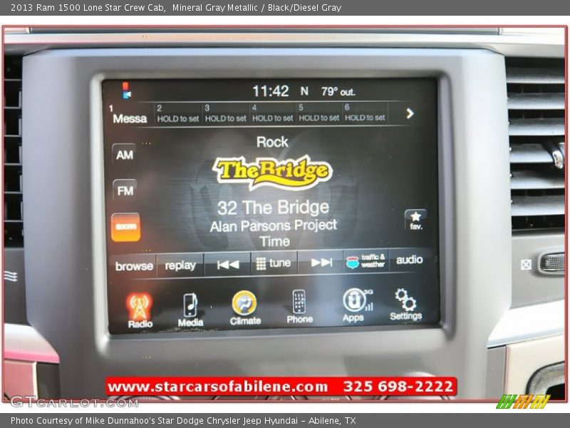 Mineral Gray Metallic / Black/Diesel Gray 2013 Ram 1500 Lone Star Crew Cab