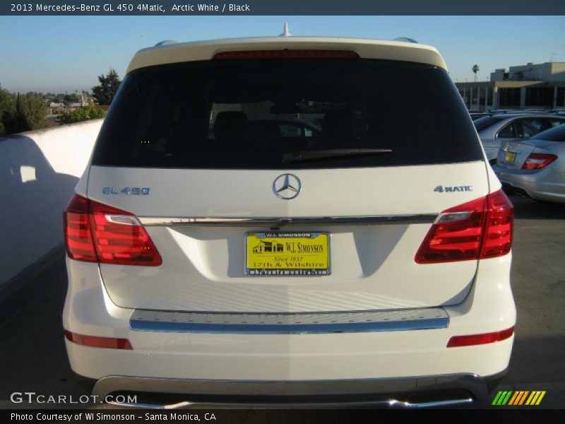 Arctic White / Black 2013 Mercedes-Benz GL 450 4Matic