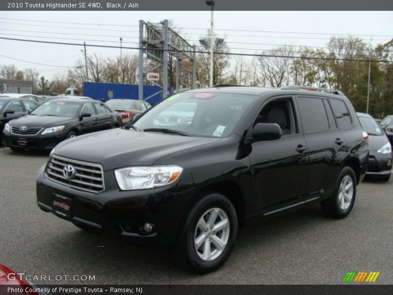 Black / Ash 2010 Toyota Highlander SE 4WD