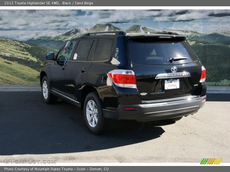 Black / Sand Beige 2013 Toyota Highlander SE 4WD