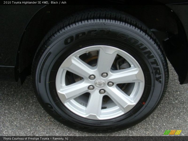 Black / Ash 2010 Toyota Highlander SE 4WD