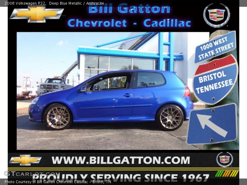 Deep Blue Metallic / Anthracite 2008 Volkswagen R32