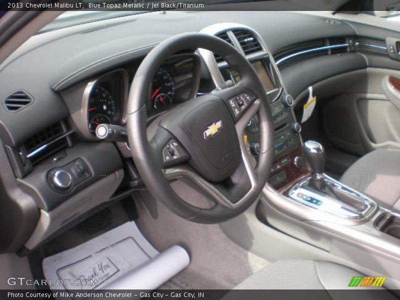 Jet Black/Titanium Interior - 2013 Malibu LT 