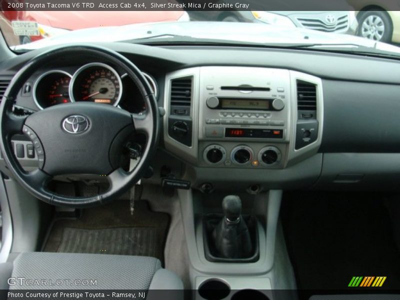 Silver Streak Mica / Graphite Gray 2008 Toyota Tacoma V6 TRD  Access Cab 4x4