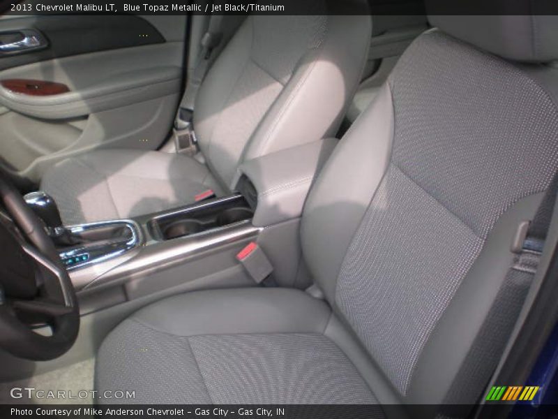 Blue Topaz Metallic / Jet Black/Titanium 2013 Chevrolet Malibu LT