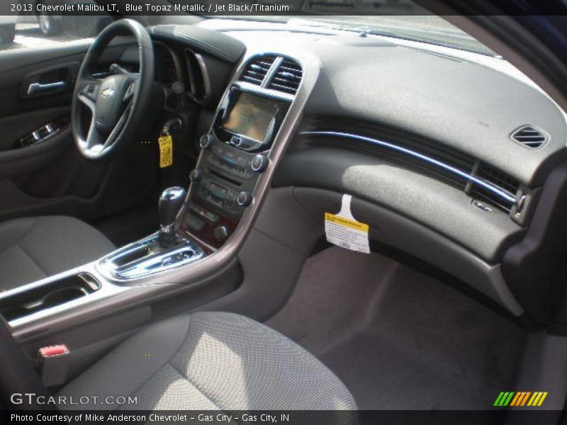 Blue Topaz Metallic / Jet Black/Titanium 2013 Chevrolet Malibu LT