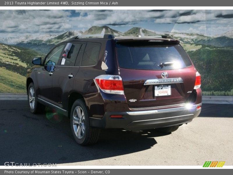 Sizzling Crimson Mica / Ash 2013 Toyota Highlander Limited 4WD