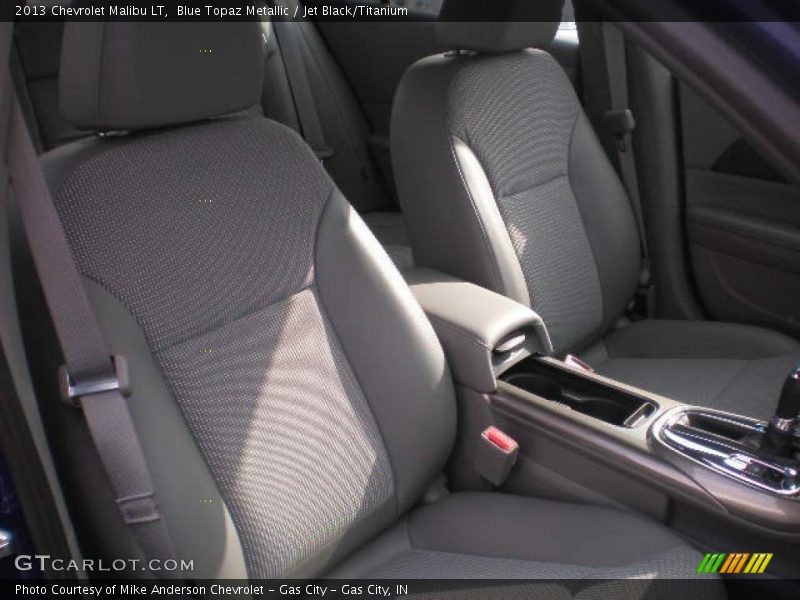 Blue Topaz Metallic / Jet Black/Titanium 2013 Chevrolet Malibu LT