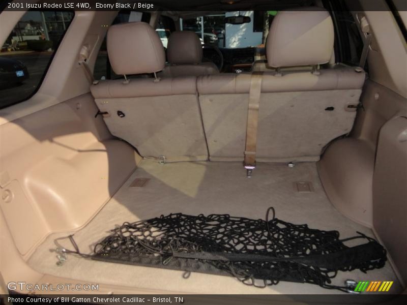 Ebony Black / Beige 2001 Isuzu Rodeo LSE 4WD