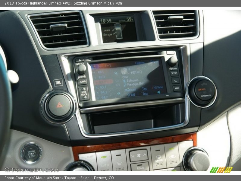 Sizzling Crimson Mica / Ash 2013 Toyota Highlander Limited 4WD