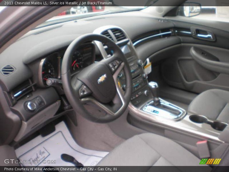 Silver Ice Metallic / Jet Black/Titanium 2013 Chevrolet Malibu LS