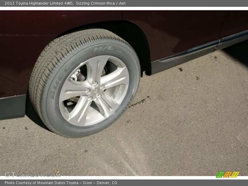 Sizzling Crimson Mica / Ash 2013 Toyota Highlander Limited 4WD