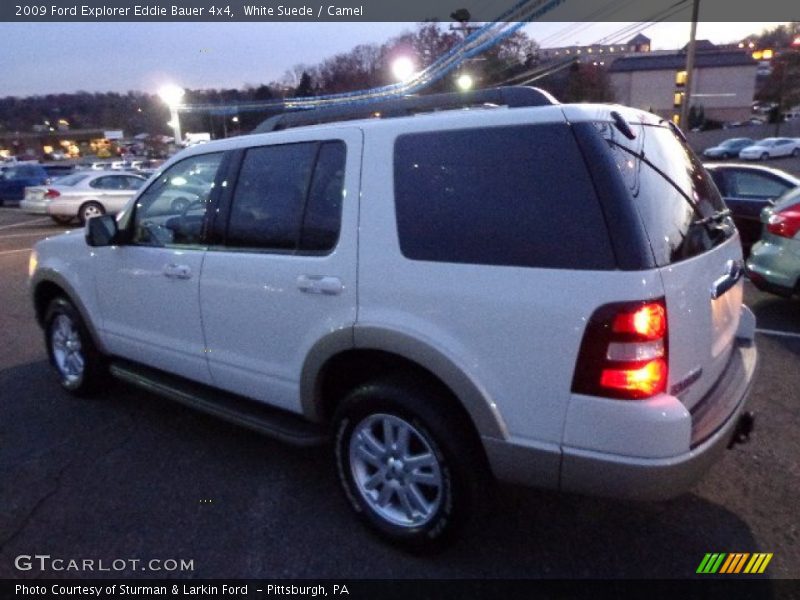 White Suede / Camel 2009 Ford Explorer Eddie Bauer 4x4