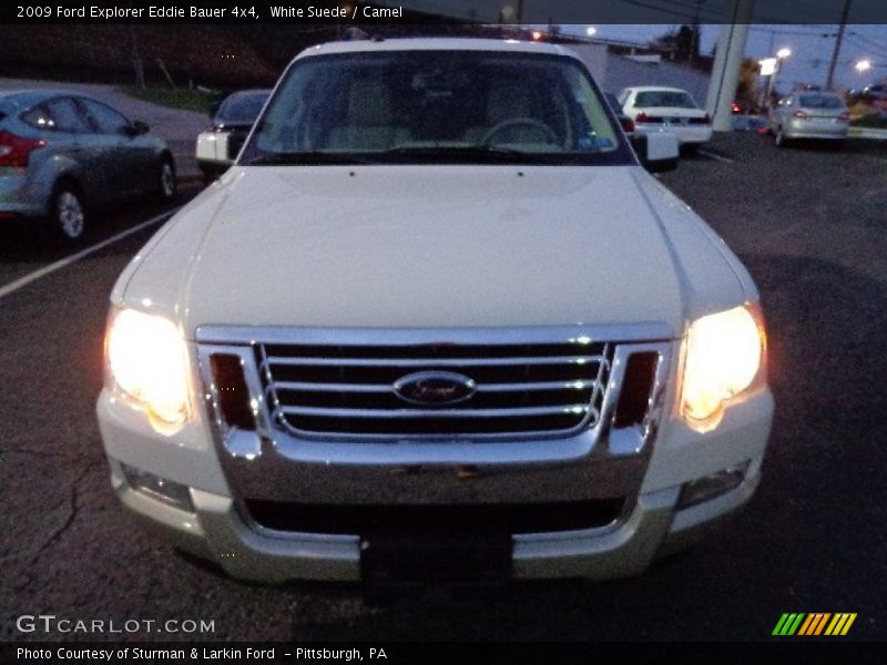 White Suede / Camel 2009 Ford Explorer Eddie Bauer 4x4