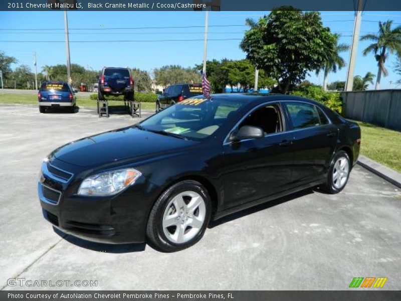 Black Granite Metallic / Cocoa/Cashmere 2011 Chevrolet Malibu LS