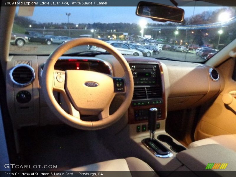 White Suede / Camel 2009 Ford Explorer Eddie Bauer 4x4