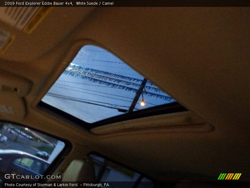 White Suede / Camel 2009 Ford Explorer Eddie Bauer 4x4