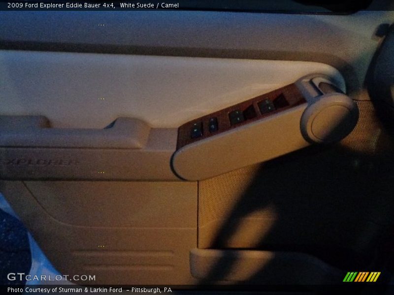 White Suede / Camel 2009 Ford Explorer Eddie Bauer 4x4