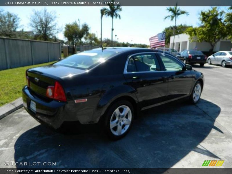 Black Granite Metallic / Cocoa/Cashmere 2011 Chevrolet Malibu LS