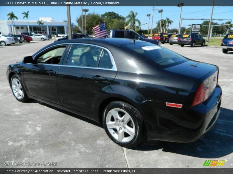 Black Granite Metallic / Cocoa/Cashmere 2011 Chevrolet Malibu LS